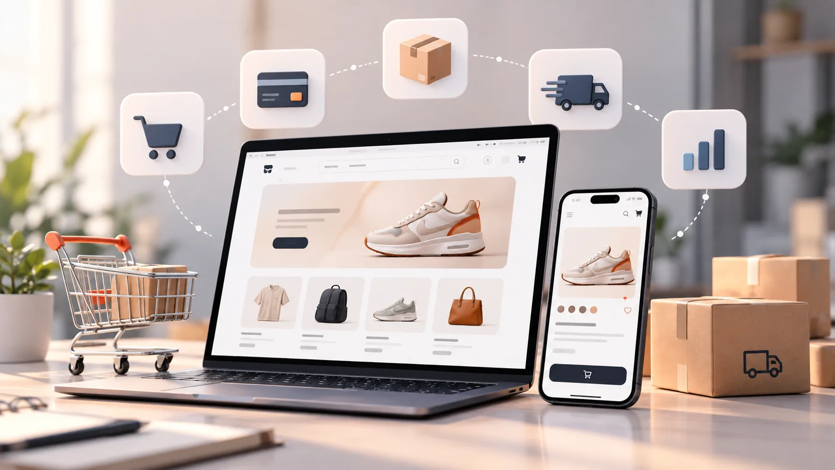 Professionelle individuelle Onlineshop-Entwicklung für Unternehmen
