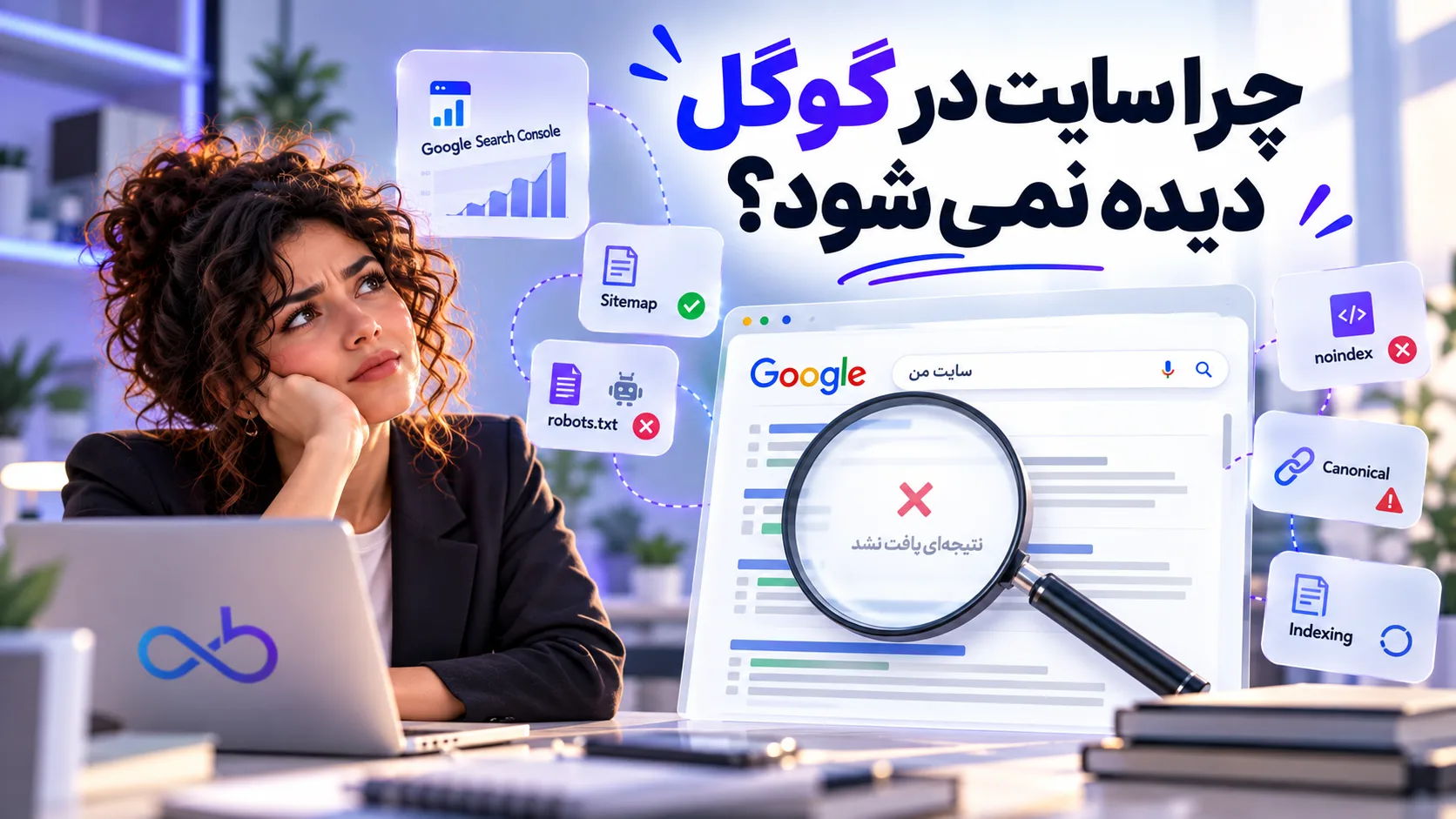 چرا سایت در گوگل دیده نمی‌شود و دلایل ایندکس نشدن سایت